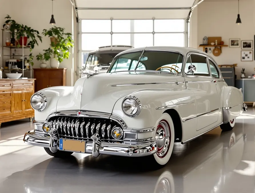 Oldtimer Gutachter München – Wertermittlung eines Klassikers Restaurierter Oldtimer in einer Sammler-Garage